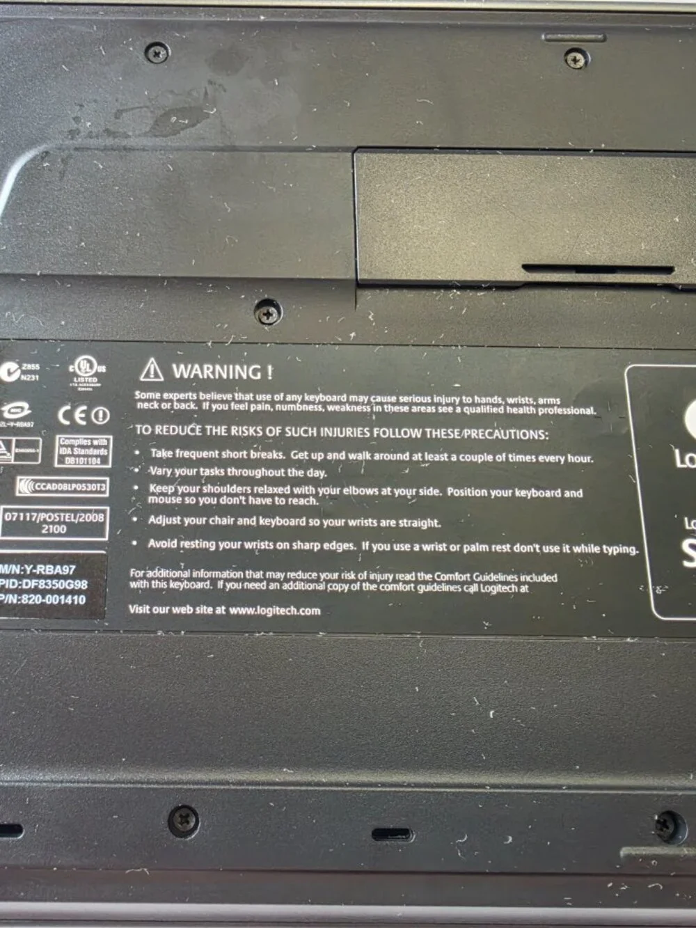 Logitech S520 keyboard only